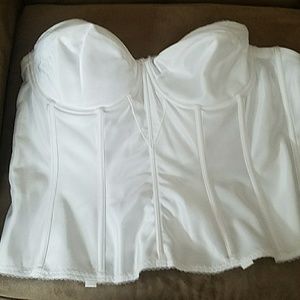 White Wedding Corset Plus Size