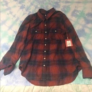 Red and blue flannel