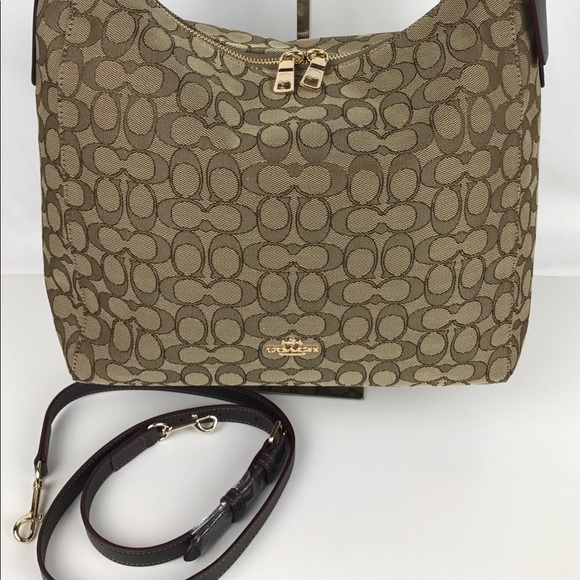 Coach Celeste Signature Convertible Hobo - Picture 2 of 8