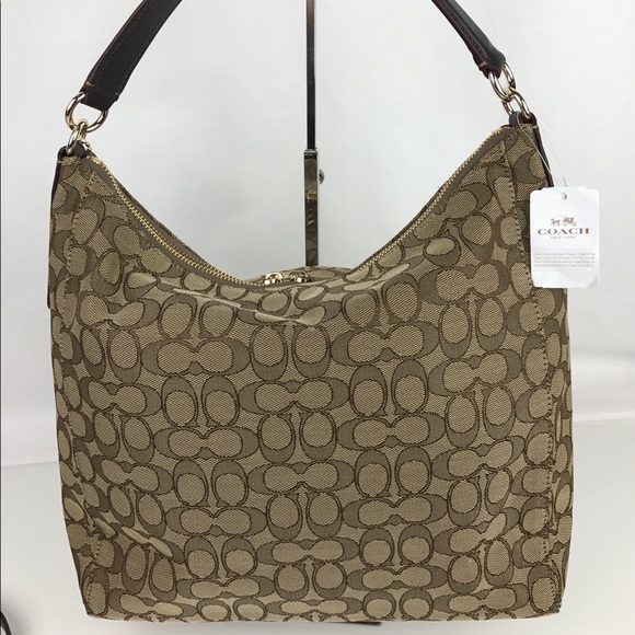 Coach Celeste Signature Convertible Hobo - Picture 6 of 8