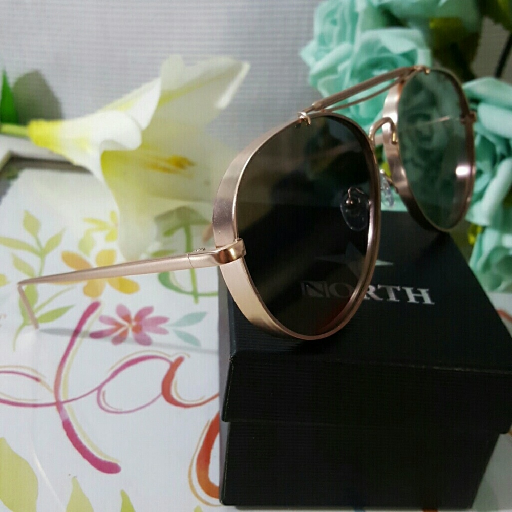 Thick Aviator Metal Frame Lenses Men woma - Picture 3 of 3