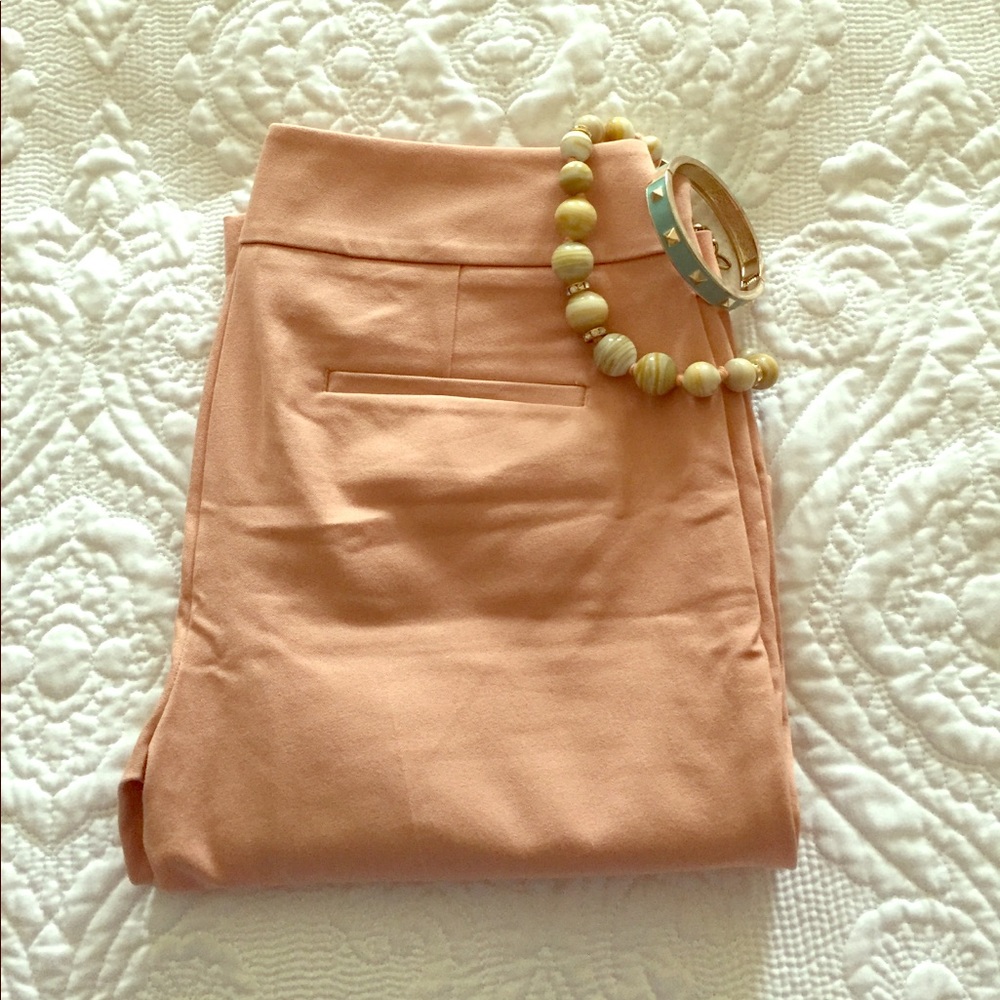 {LOFT} Pink Capri Pants Sz 0
