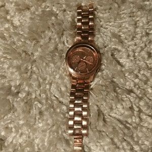 N Y & C Stainless Steel rose gold watch