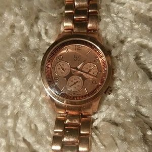 N Y & C Stainless Steel rose gold watch