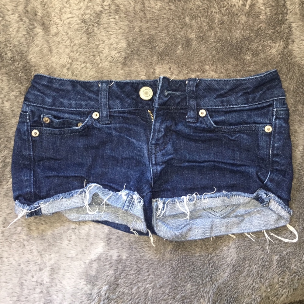 American Eagle Dark Wash Shorts