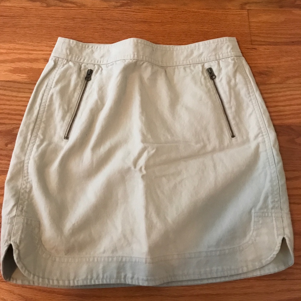 J. Crew khaki skirt size 2