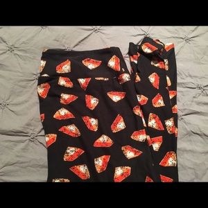 Lularoe TC pumpkin pie leggings