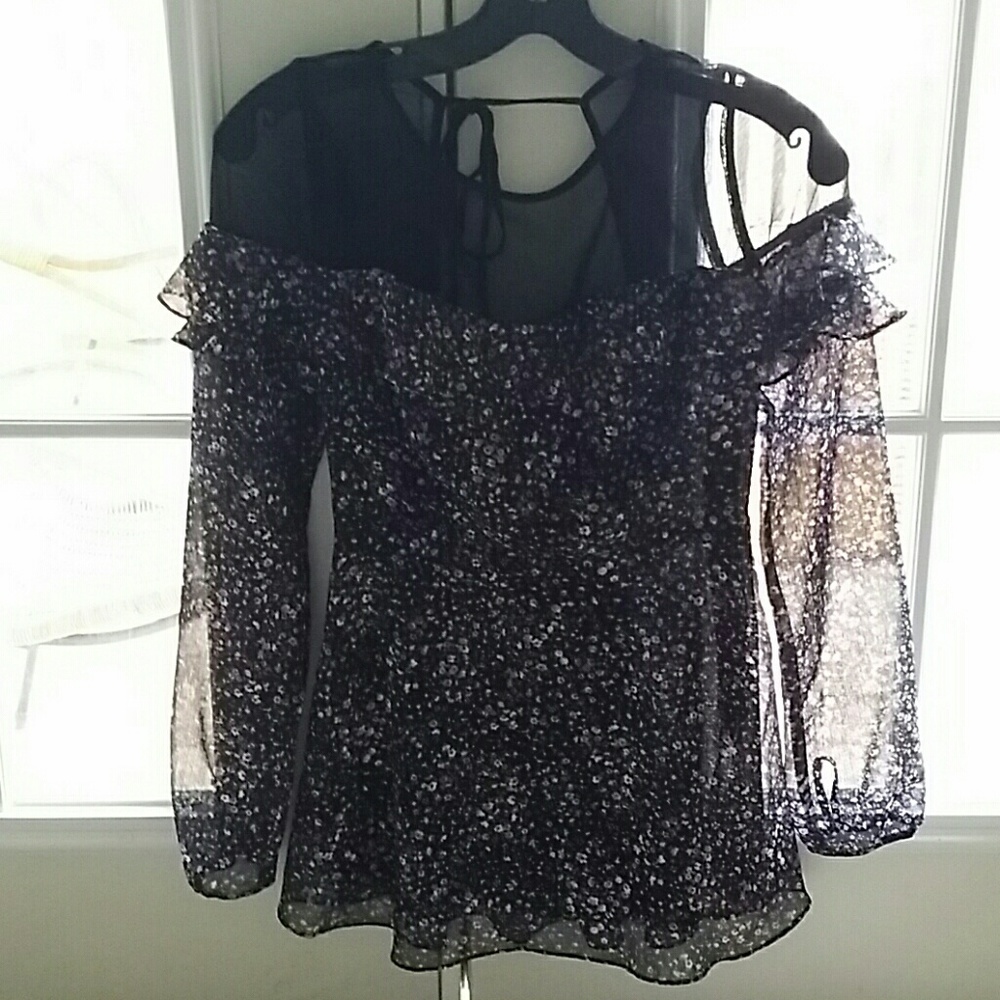 Free people floral blouse