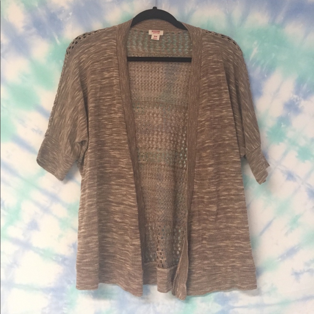 Tan cardigan