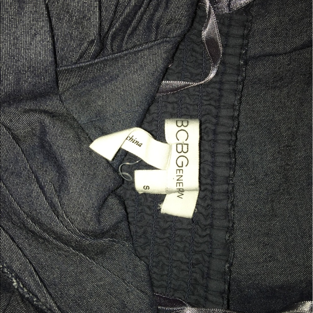 🔥 BCBG strapless light jean dress S 🌺 - Picture 4 of 4