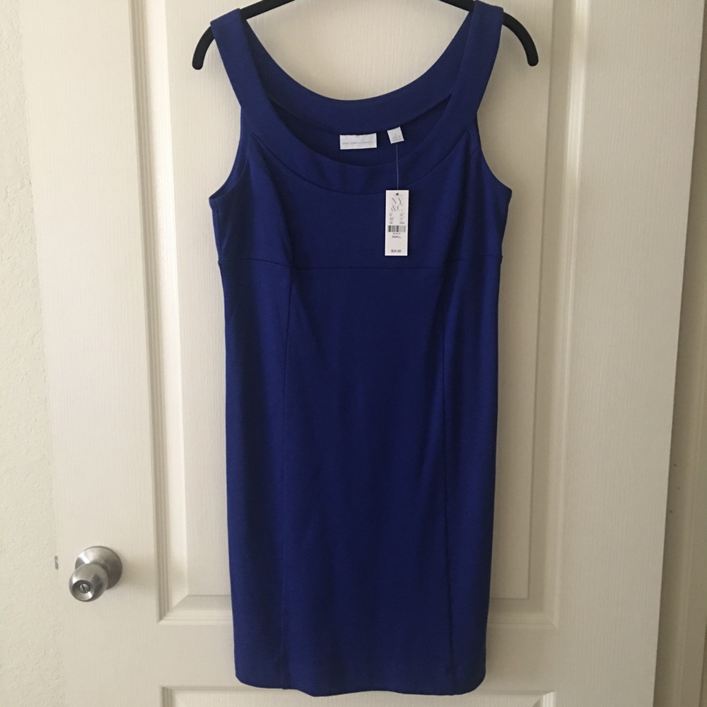 NY&C Royal Blue Dress Size Small. New with tags👗