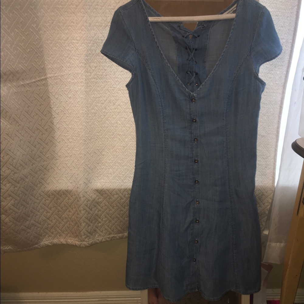 American Eagle Outfitters Chambray Dress