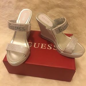 GUESS "Romper" Wedge Sneaker Sandals