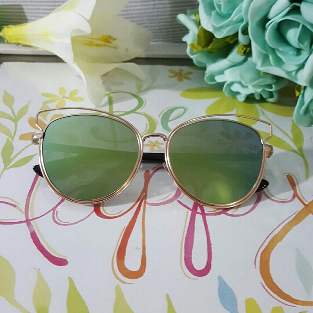 HIGH QUALITY CAT EYE MIRROR VINTAGE  SUNGLASSES
Ca - Picture 4 of 4