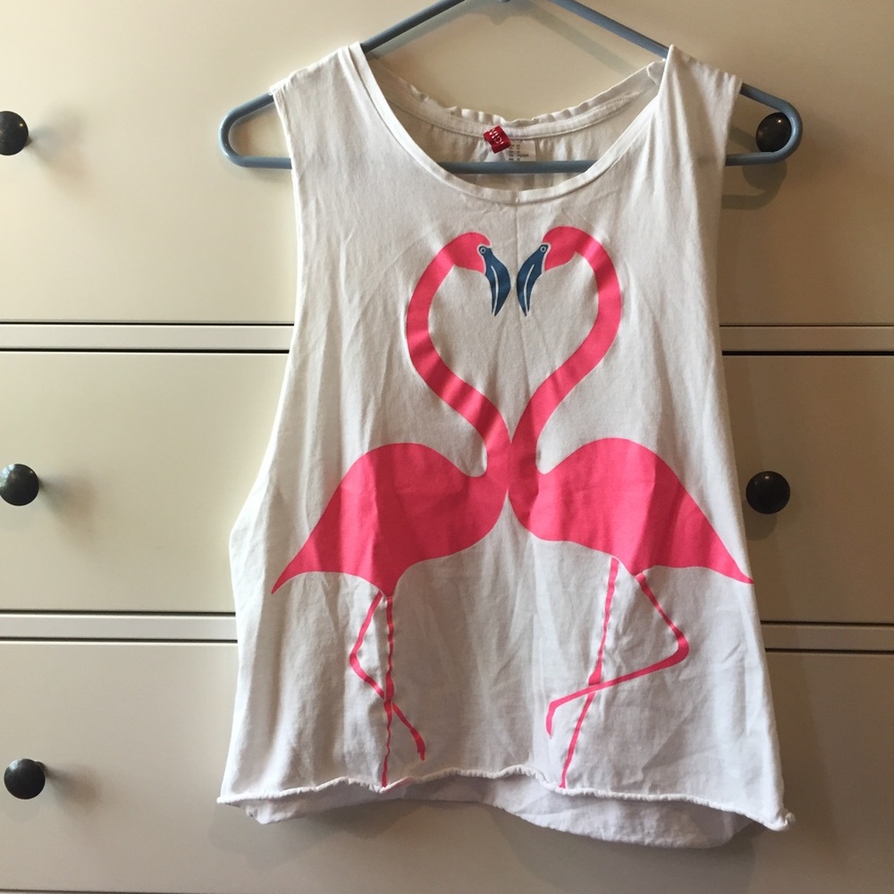 White muscle tee