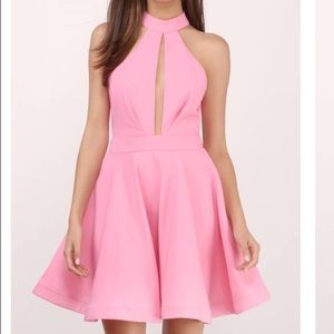 Midnight Lover Halter Skater Dress (MEDIUM)-Tobi