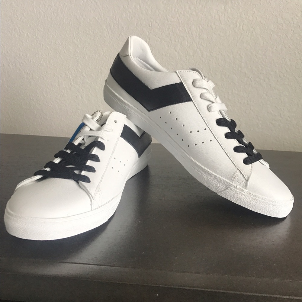 Men's Black and white retro Pony sneakers