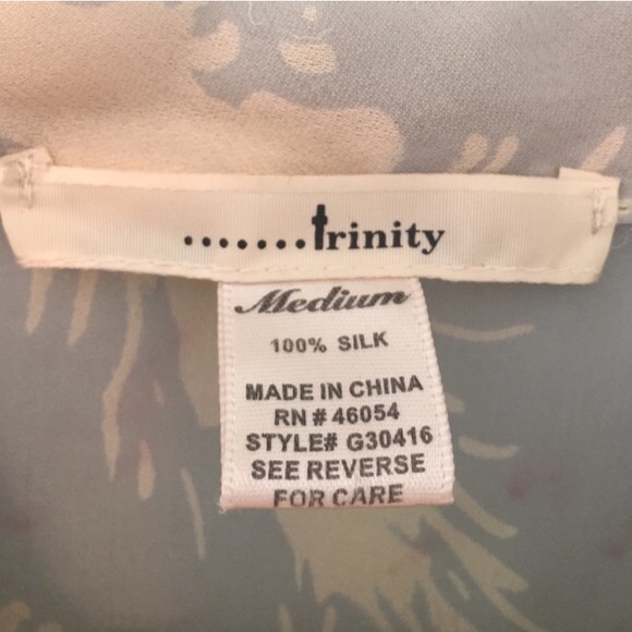 Trinity button down silk shirt - Picture 2 of 4