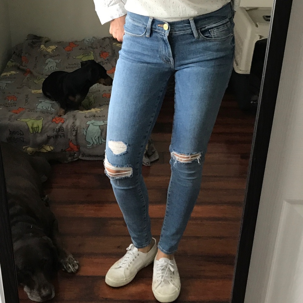 Frame Denim Le Skinny de Jeanne Laurel 25