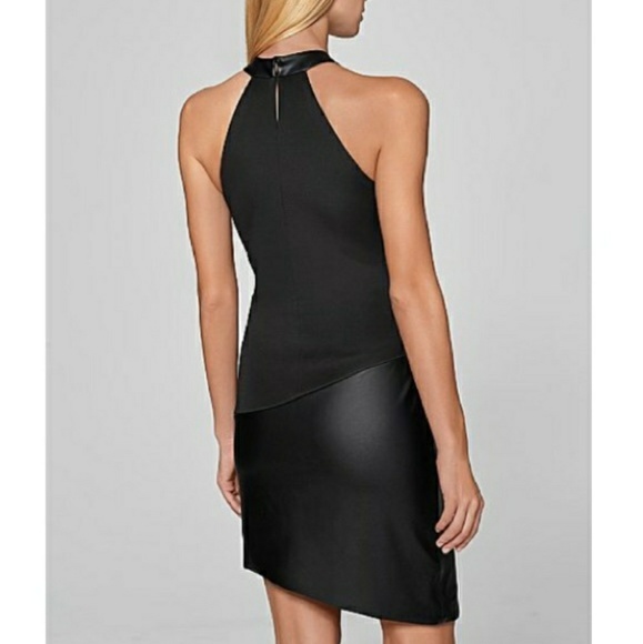 Smokin Hot Black Faux Leather Bodycon - Picture 4 of 5