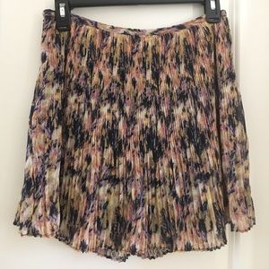 micro pleated mini skirt