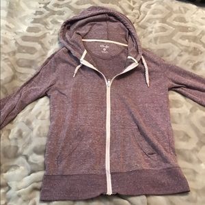 Purple hoodie