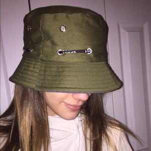 Olive Green Bucket Hat