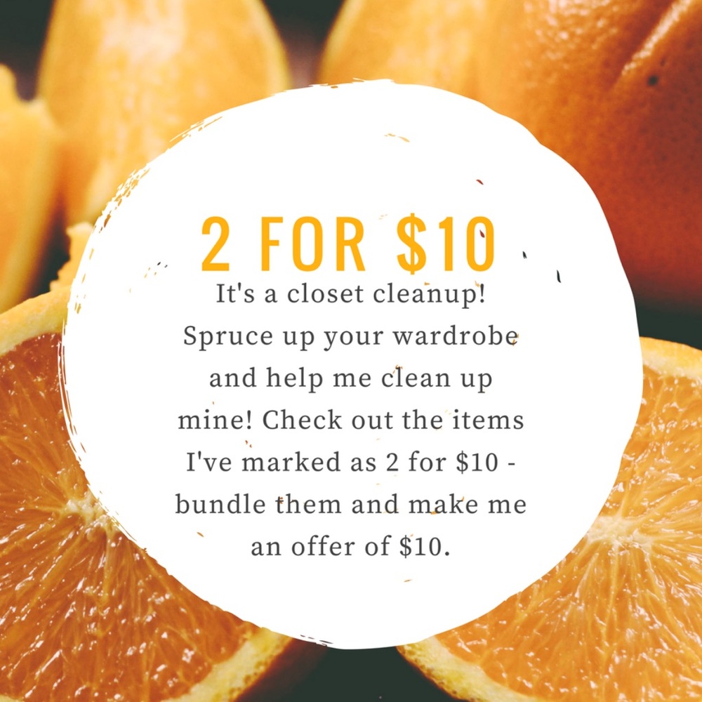 2 for $10 SALE! 🍊