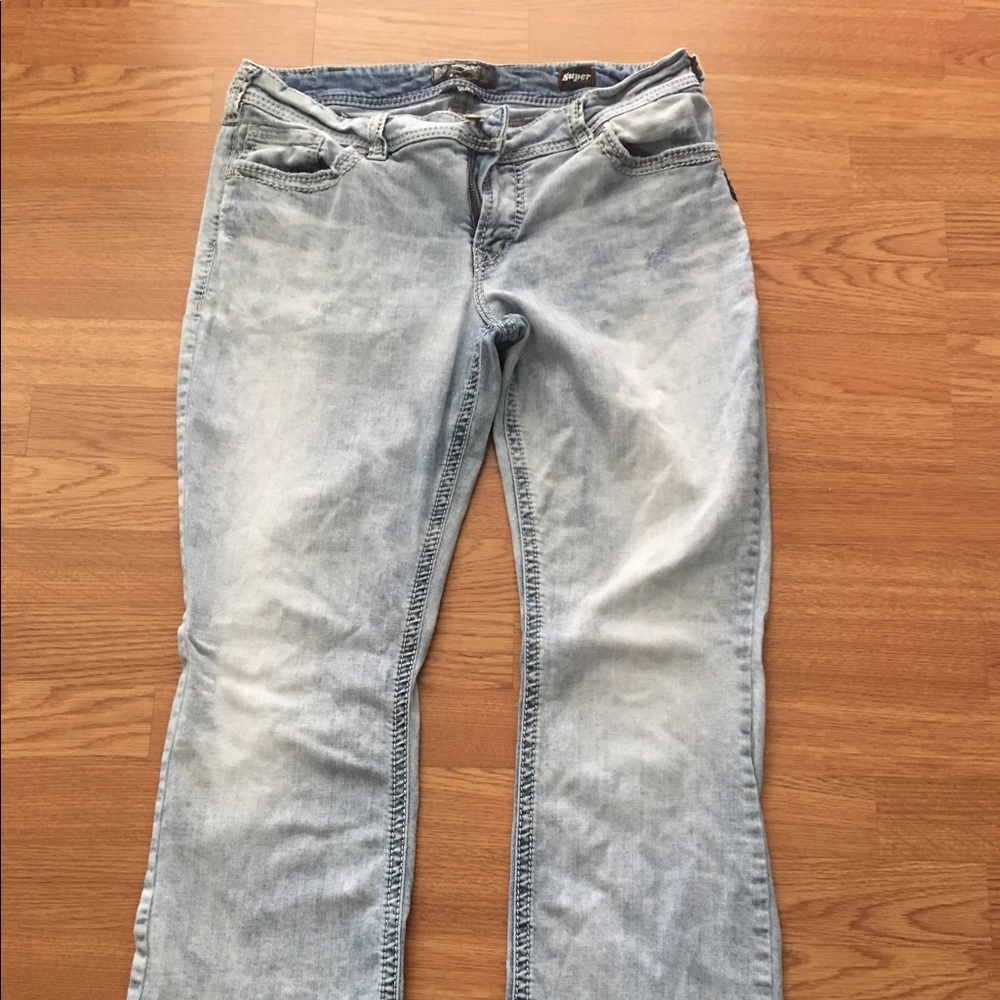 Silver jeans