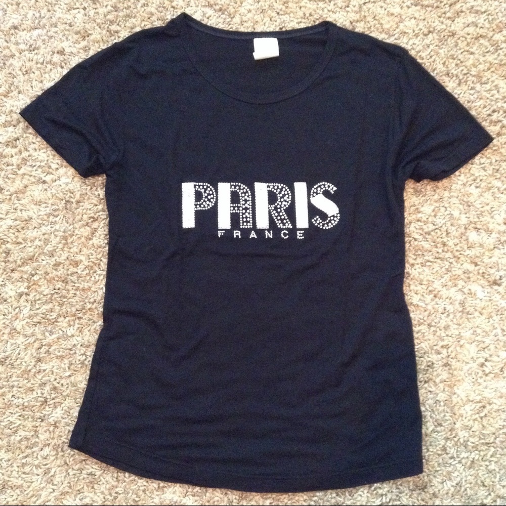 2 for $10.  Super Soft Tee With Paris in Sparkles