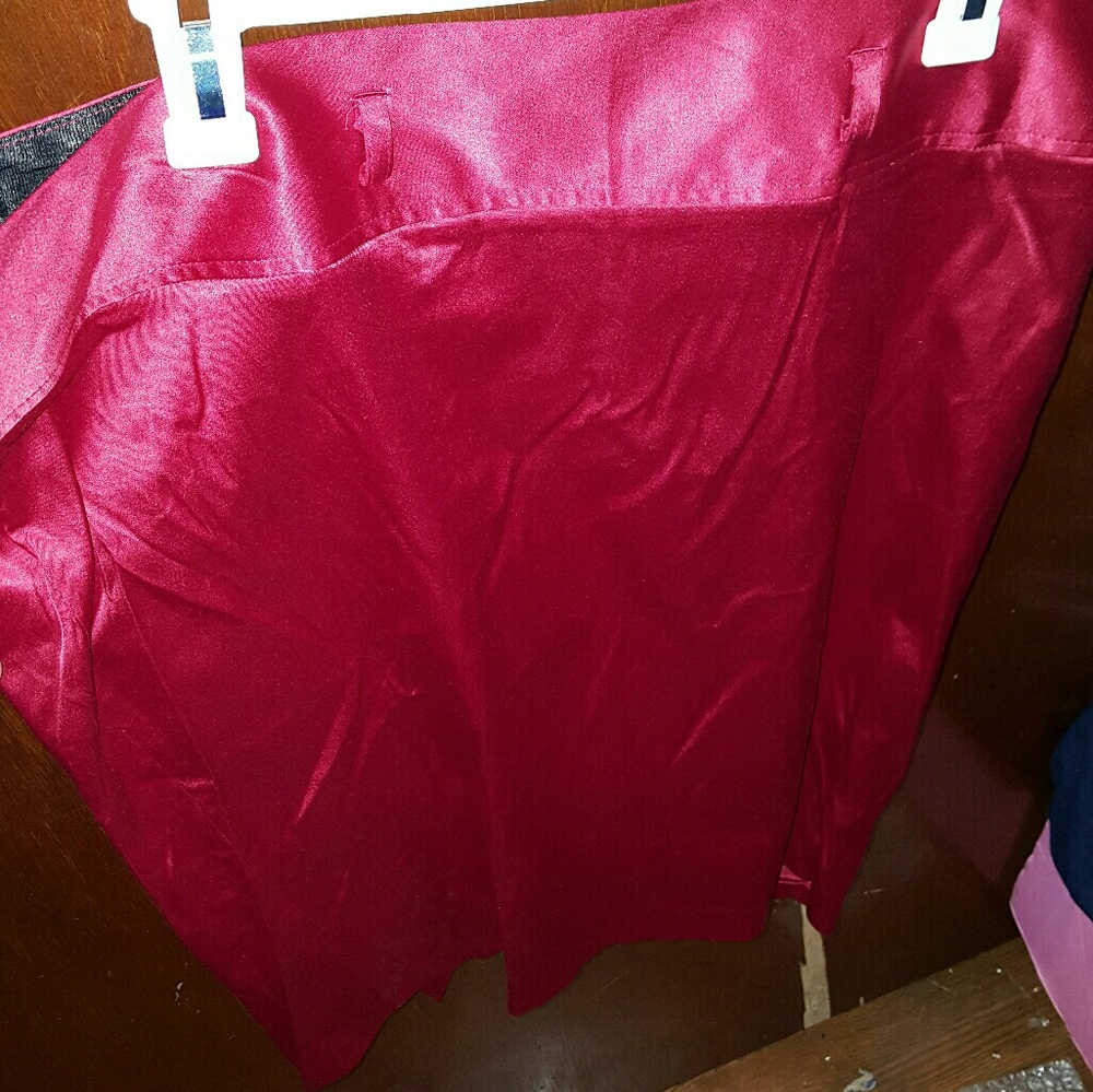 Red Pencil Skirt