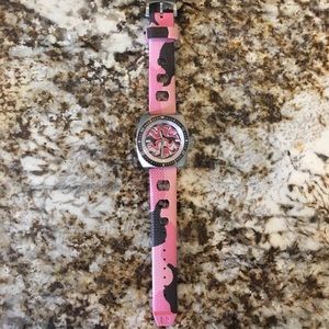 Pink Camo Zodiac Divers watch