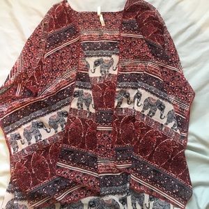 Elephant cardigan