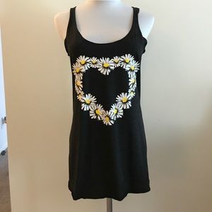 Sunflower Heart Racerback Tank
