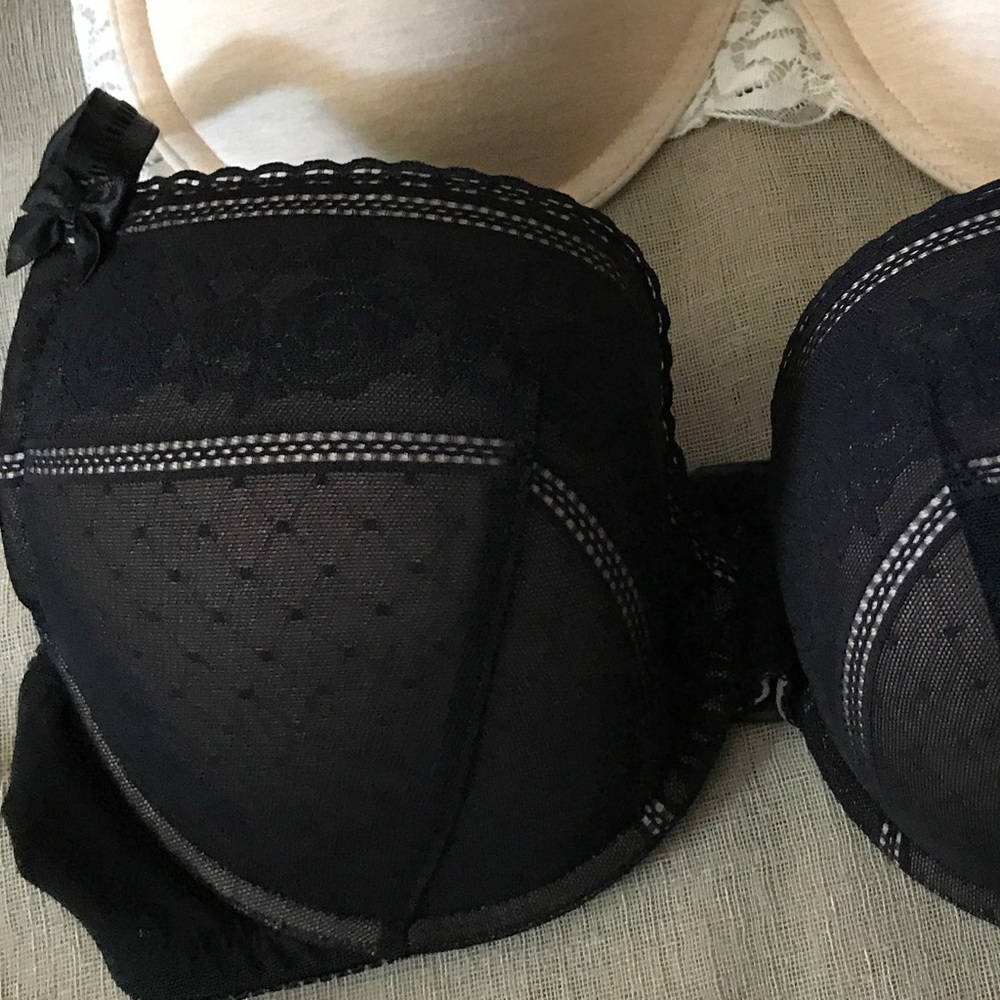 Two (2) Le Mystere Bras 36D Pin-up Heather Tshirt - Picture 8 of 8