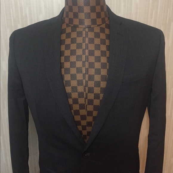 Bar III Gray Wool SlimFit Pinot 2Button Blazer 38R - Picture 1 of 7