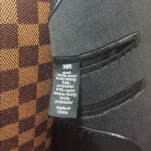 Bar III Gray Wool SlimFit Pinot 2Button Blazer 38R - Picture 5 of 7