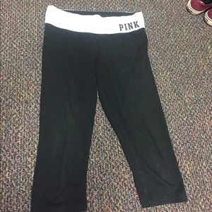 Pink crop capris
