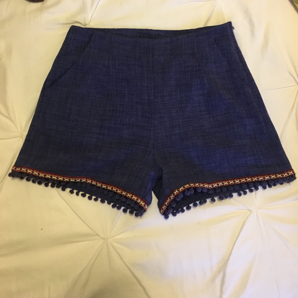 High waisted shorts