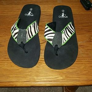 Black Foam Flip Flops