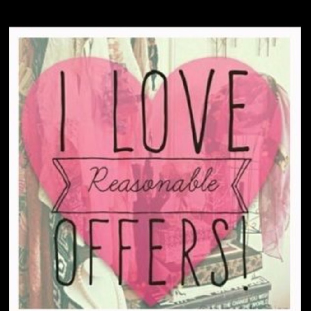 reasonable offers