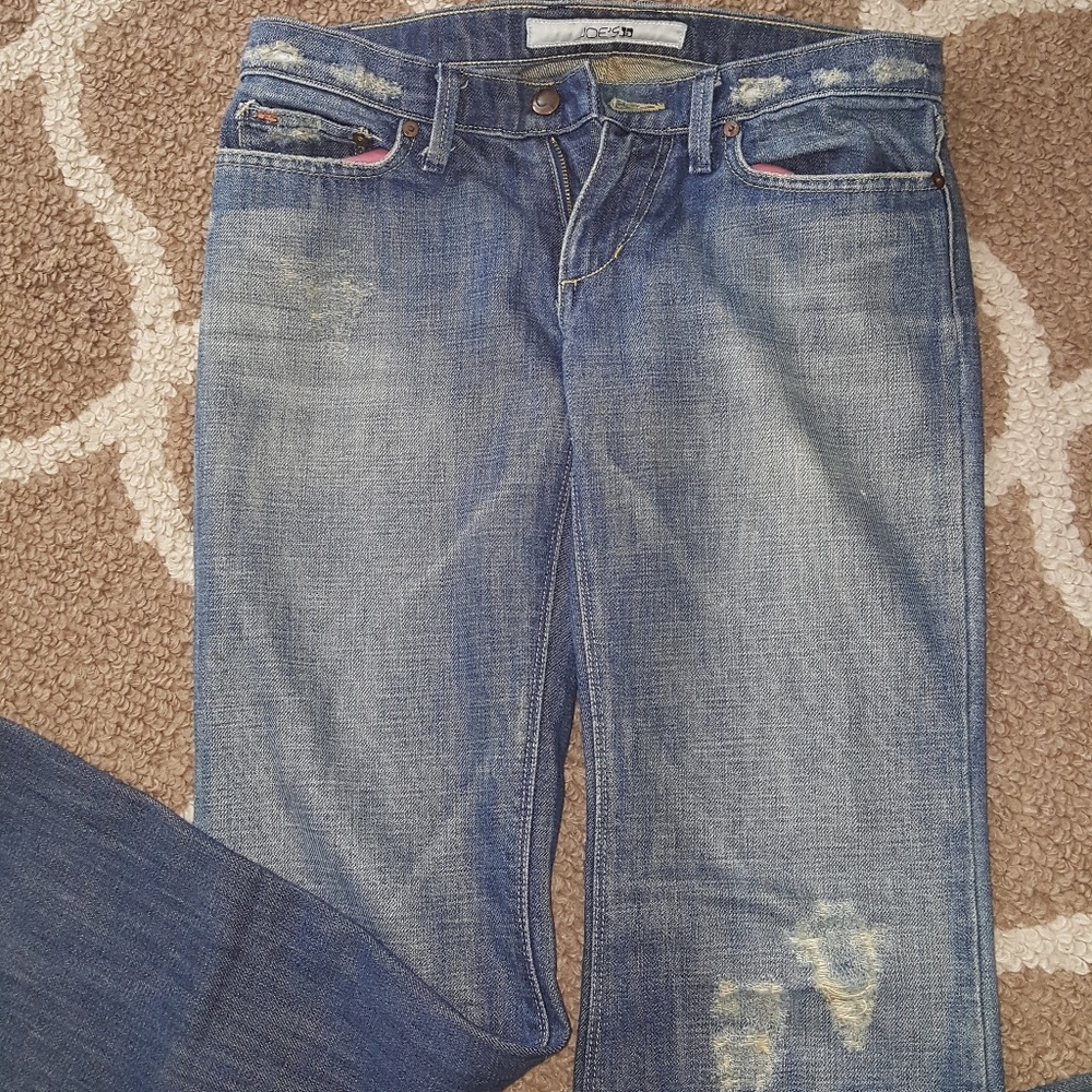 Distressed Joe's Jeans boyfriend
