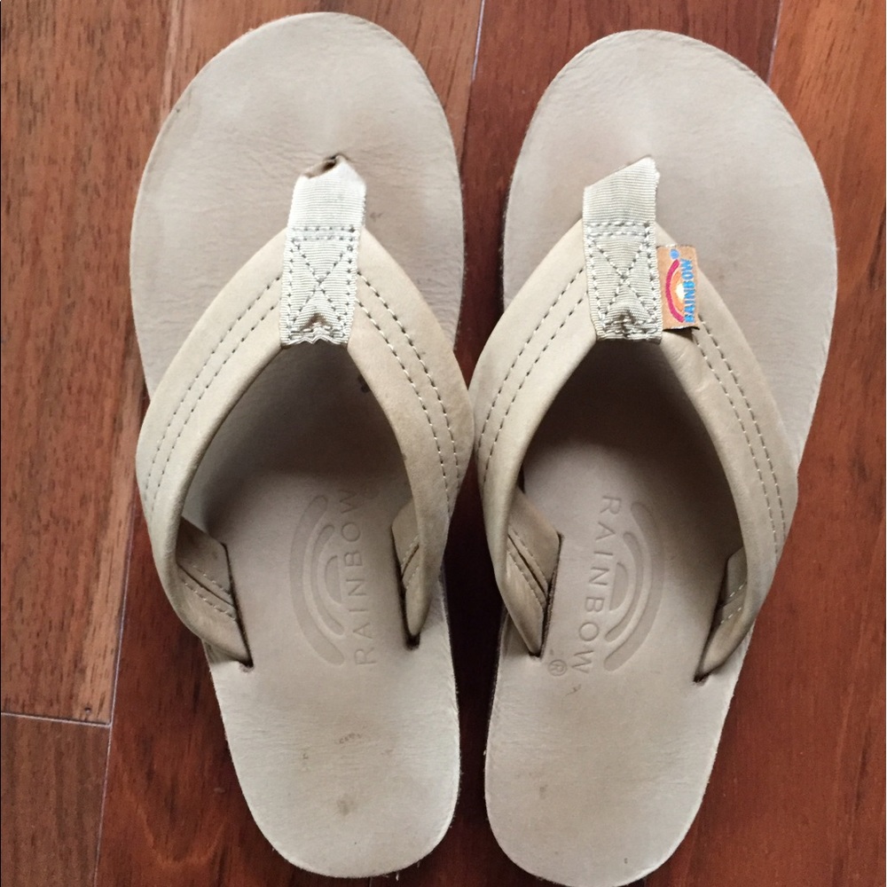 Rainbow Flip Flops