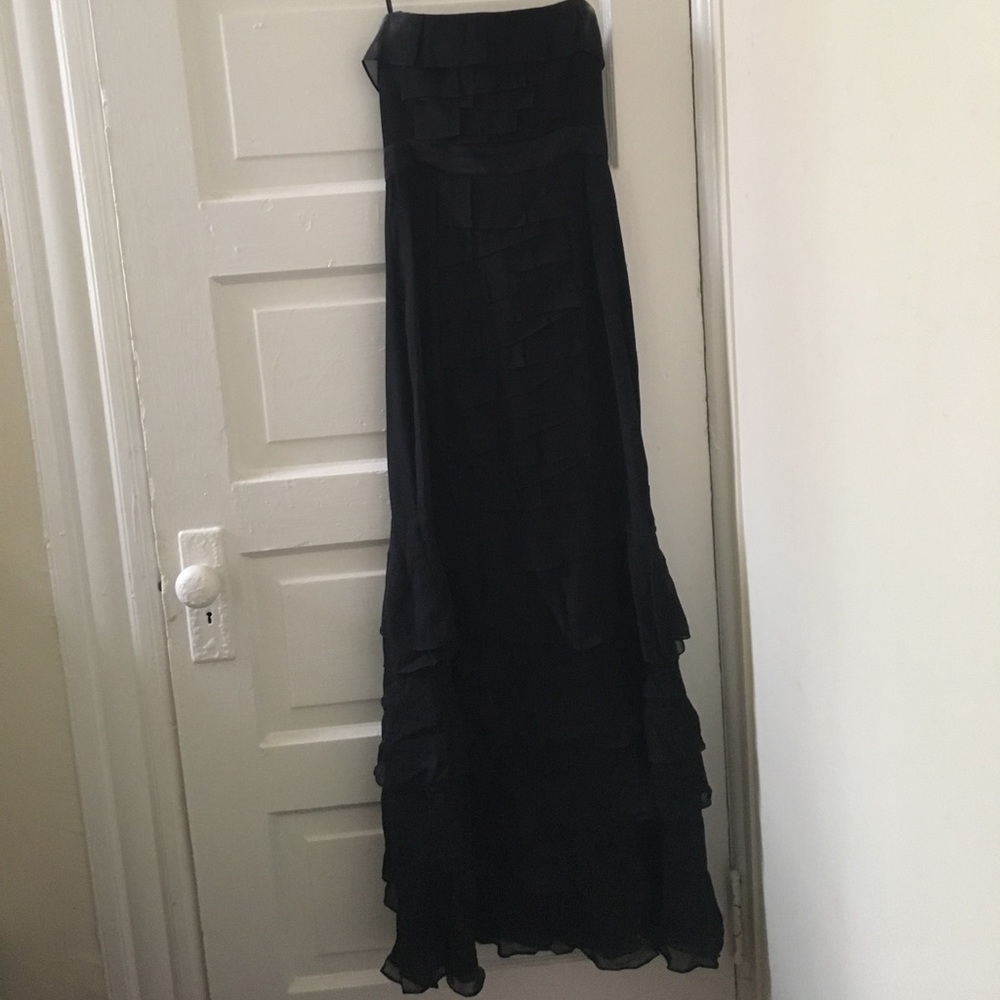 BCBG long black formal dress