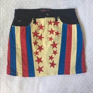 UO American Flag Mini Skirt