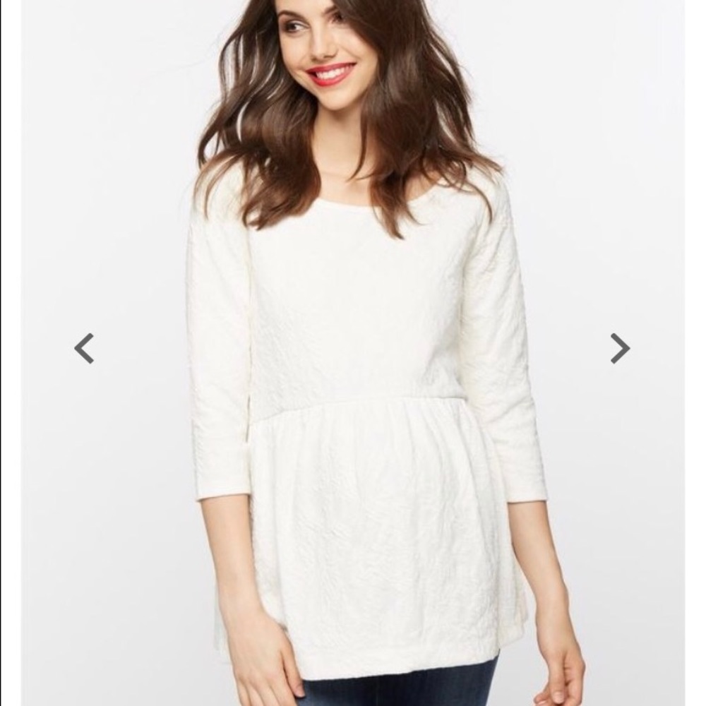 Peplum Maternity Top