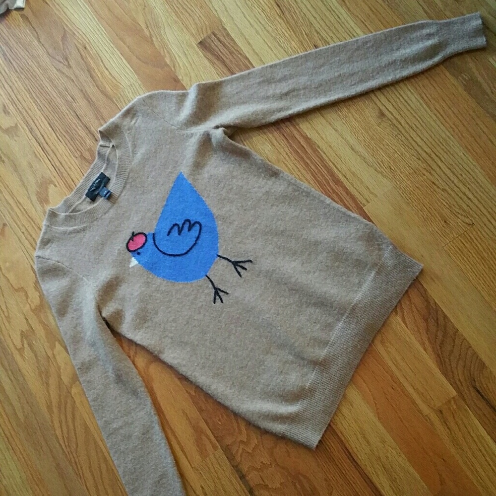 J. Crew french bird crew neck sweater