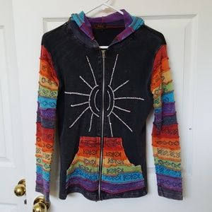 Rising international rainbow Hoodie sweatshirt