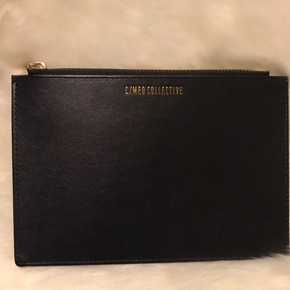 Cameo collective Handbags - Cameo collective black leather pouch Cameo collective Handbags - Cameo collective black leather pouch