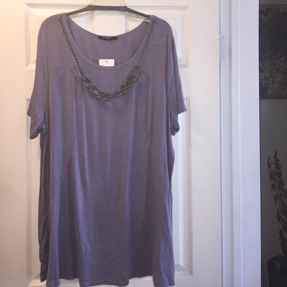 Inspired Bejeweled Rayon Top